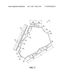 BLOCK SUITABLE FOR USE IN AN ARRANGEMENT OF INTERLOCKING BLOCKS diagram and image