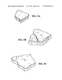 BLOCK SUITABLE FOR USE IN AN ARRANGEMENT OF INTERLOCKING BLOCKS diagram and image