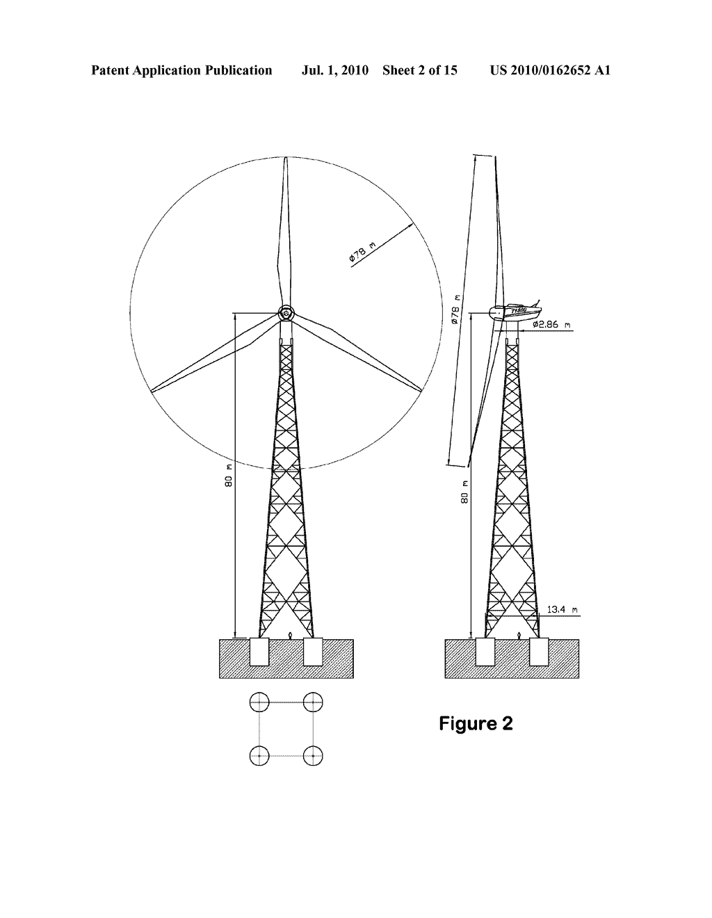 Segment for a Tower, Tower Constructed from Tower Segments, Element for a segment for a Tower, Method for the Pre-Assembly of segments for a Tower, Method for the Assembly of a Tower Containing Segments - diagram, schematic, and image 03