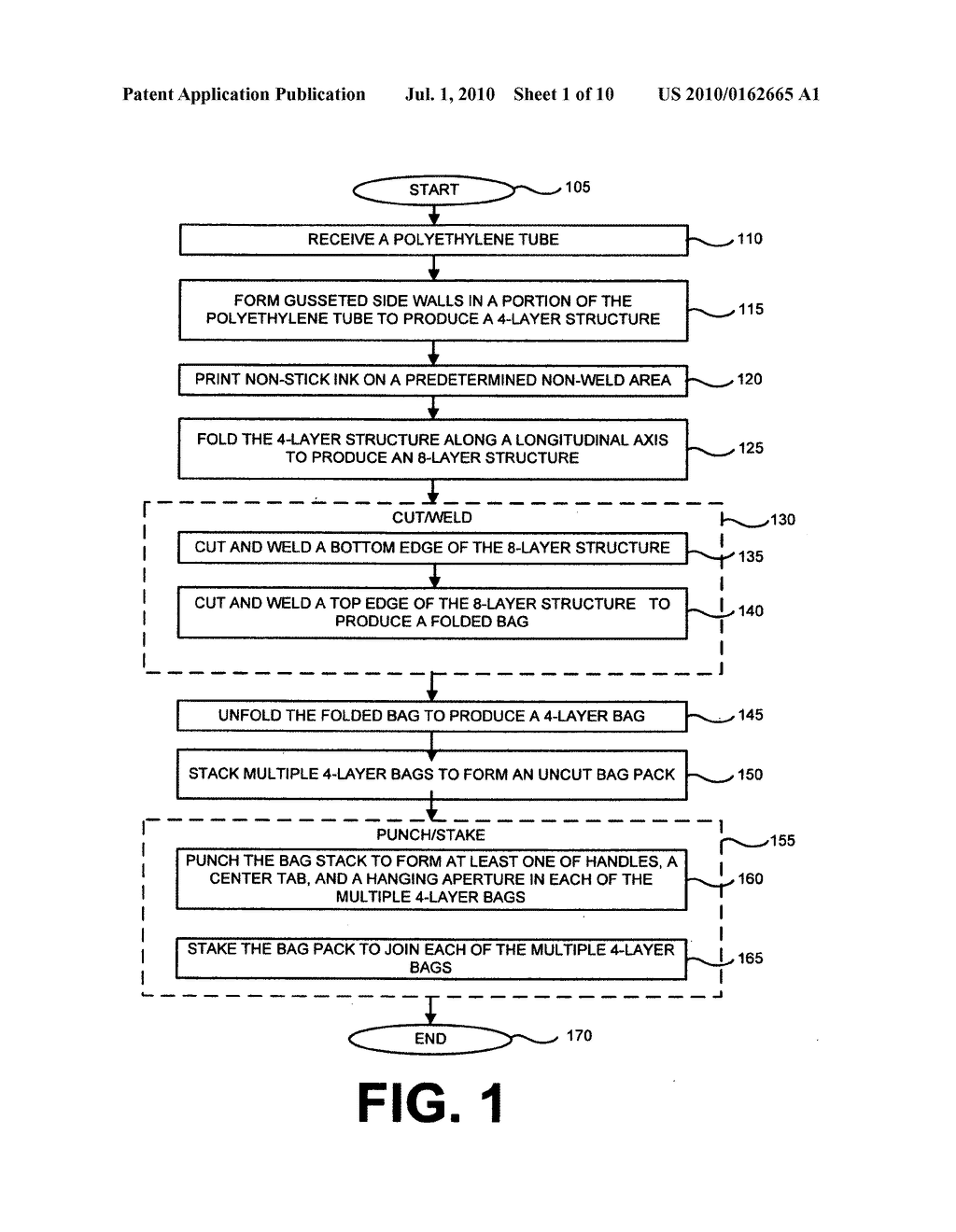 Apparatus for manufacturing a bag pack - diagram, schematic, and image 02