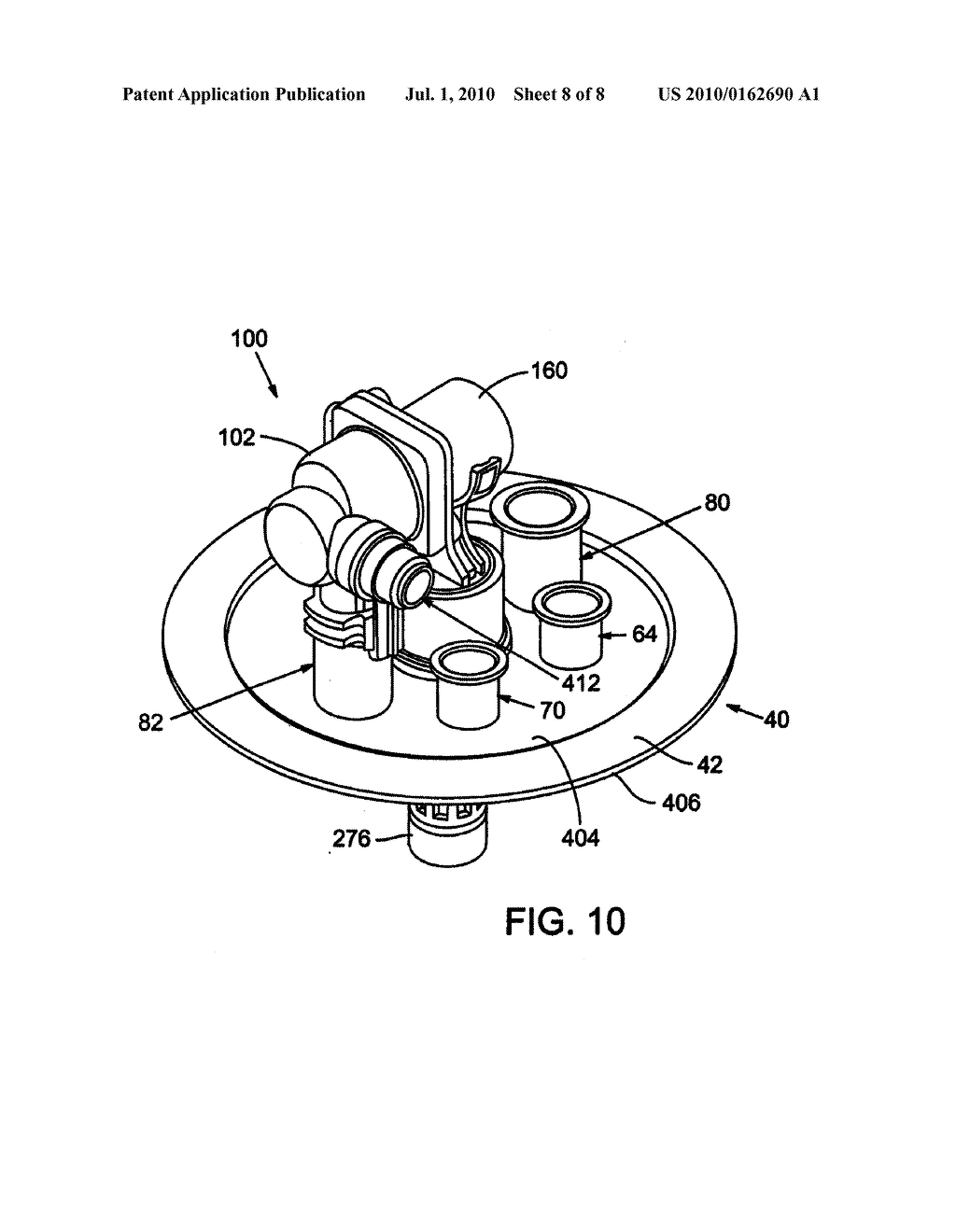 UREA TANK WITH CLOSURE MEMBER FOR VEHICLE EXHAUST SYSTEM - diagram, schematic, and image 09