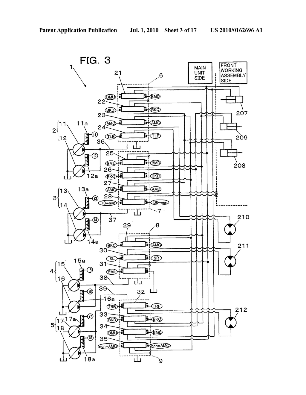 Hydraulic Drive Device for Large Hydraulic Excavator - diagram, schematic, and image 04