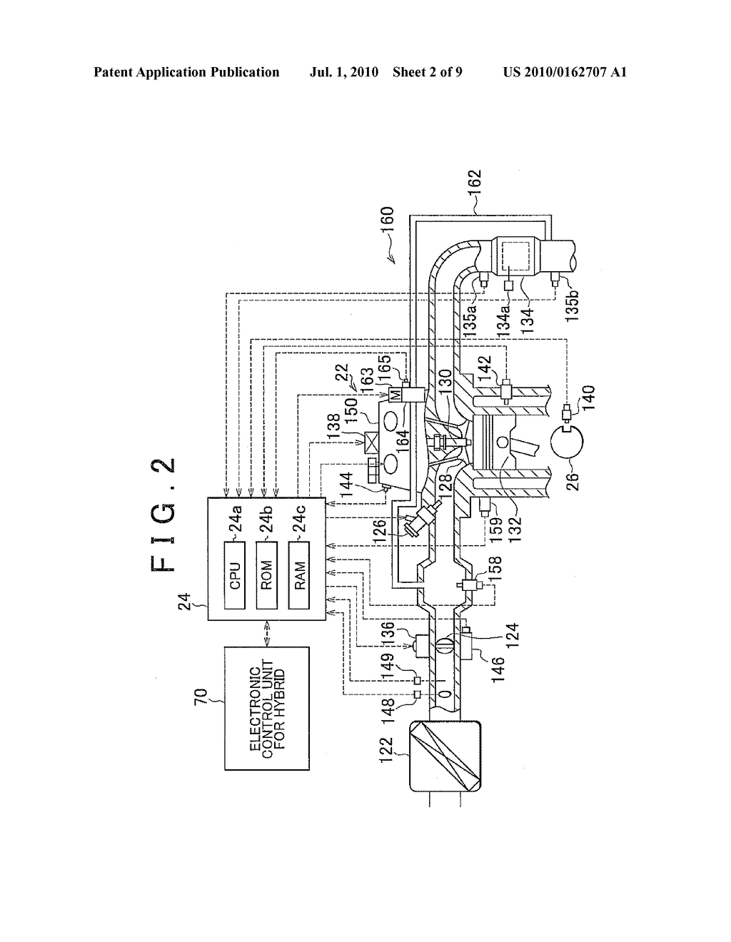 INTERNAL COMBUSTION ENGINE APPARATUS, CONTROL METHOD THEREOF, AND HYBRID VEHICLE - diagram, schematic, and image 03