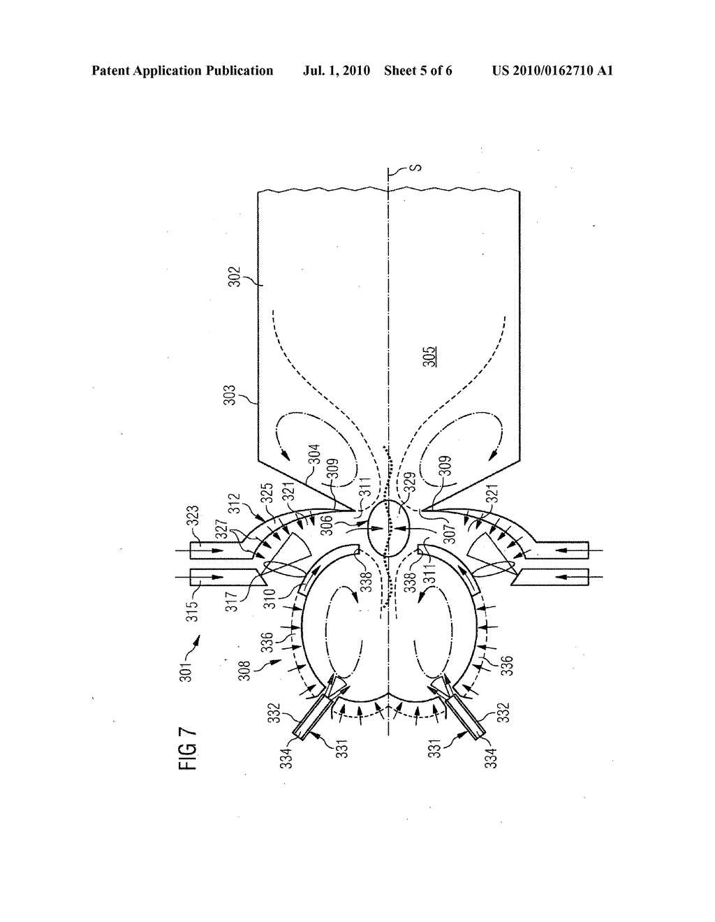 Pre-Mix Combustion System for a Gas Turbine and Method of Operating of operating the same - diagram, schematic, and image 06