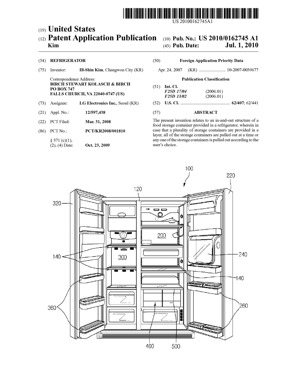 REFRIGERATOR - diagram, schematic, and image 01