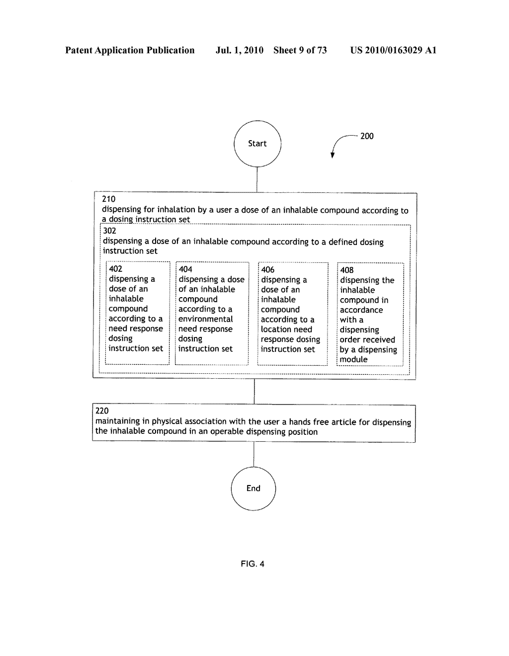 Method for administering an inhalable compound - diagram, schematic, and image 10