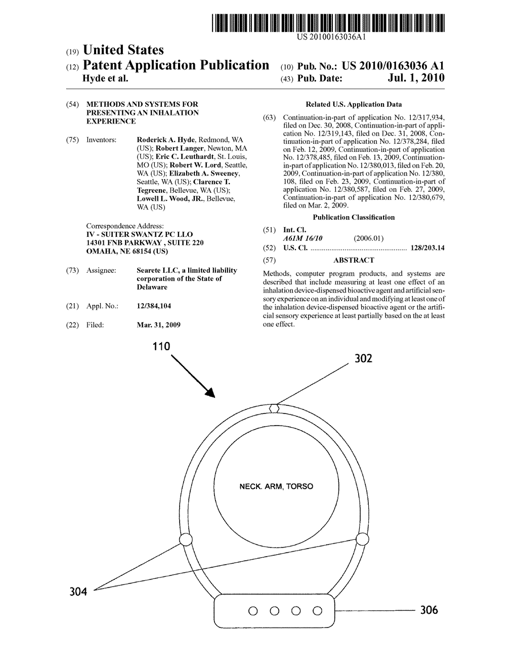 Methods and systems for presenting an inhalation experience - diagram, schematic, and image 01