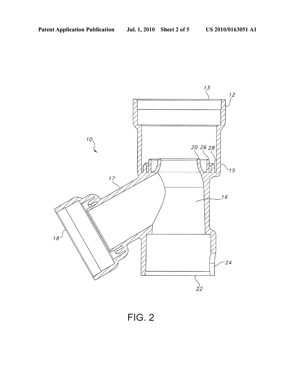 Respiratory Manifold With Bridge - diagram, schematic, and image 03