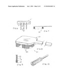 Hair grooming device with biological coatings diagram and image