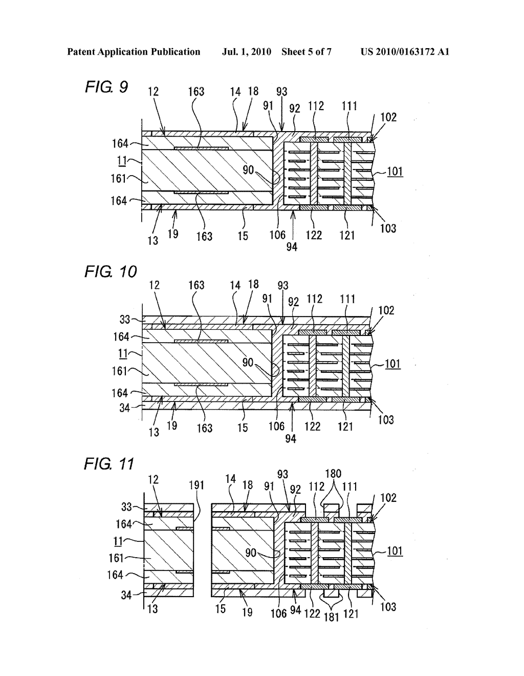 METHOD FOR MANUFACTURING WIRING BOARD WITH BUILT-IN COMPONENT - diagram, schematic, and image 06