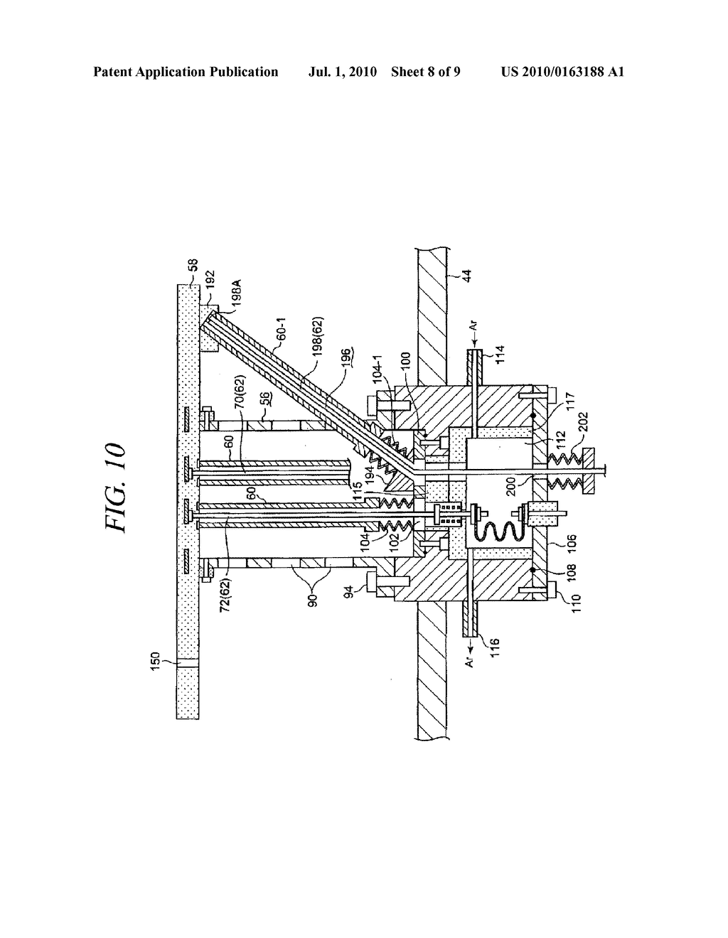 MOUNTING TABLE STRUCTURE AND PROCESSING APPARATUS - diagram, schematic, and image 09