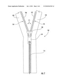 Zipper lubricating device diagram and image