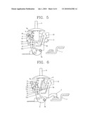 SWITCHING MECHANISM CAPABLE OF INDICATING CONTACTS STATUS AND MOLD CASED CIRCUIT BREAKER HAVING THE SAME MECHANISM diagram and image