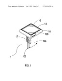 IMAGE PUSH-BUTTON ASSEMBLY STRUCTURE diagram and image