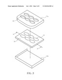 Thin-type keycap structure, keypad structure including the same, and method of making the same diagram and image