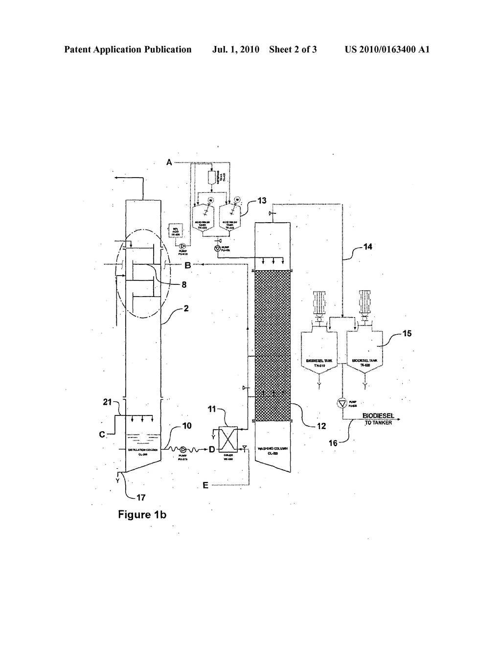 METHOD OF DISTILLATION AND/OR A DISTILLATION COLUMN - diagram, schematic, and image 03