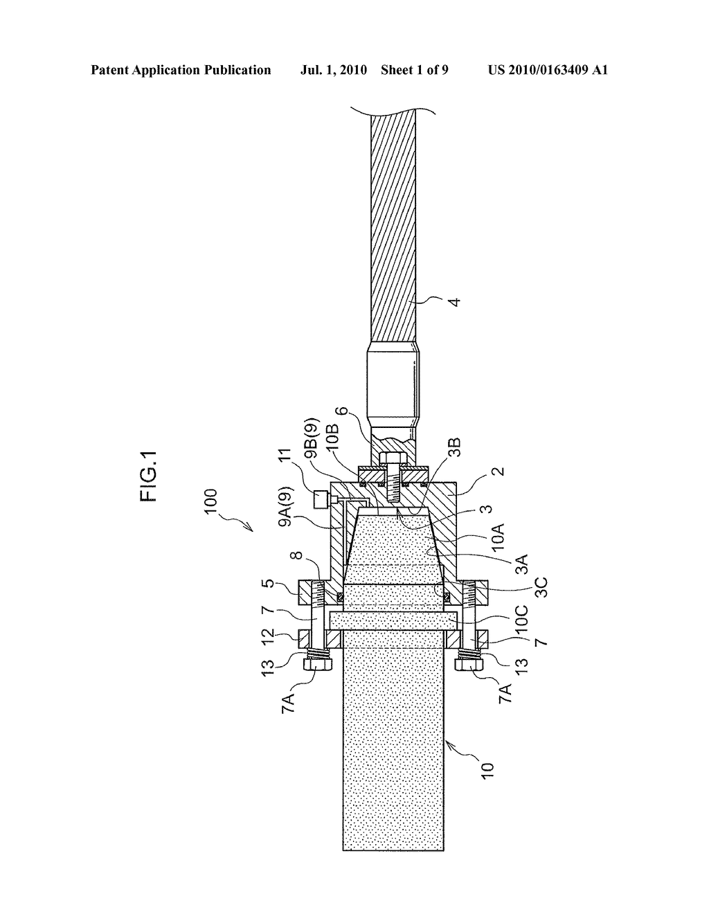 POWER SUPPLY CONNECTION STRUCTURE AND ELECTROLYTIC PROCESSING DEVICE - diagram, schematic, and image 02