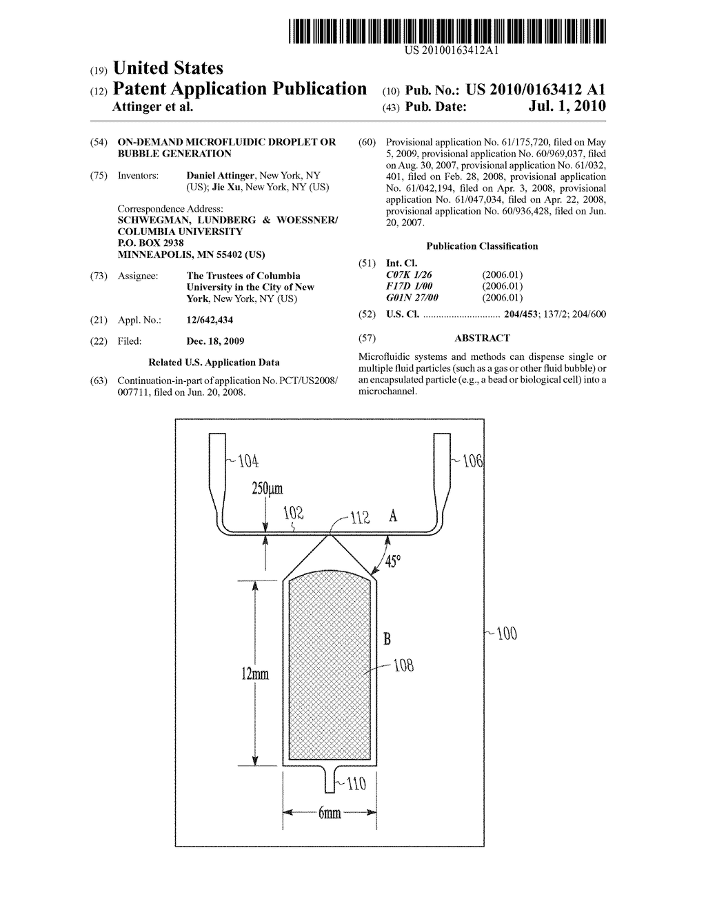 ON-DEMAND MICROFLUIDIC DROPLET OR BUBBLE GENERATION - diagram, schematic, and image 01