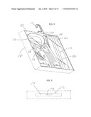 SHIRT BOXES AND ARRANGEMENTS OF ARTICLES OF CLOTHING THEREIN diagram and image