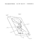 SHIRT BOXES AND ARRANGEMENTS OF ARTICLES OF CLOTHING THEREIN diagram and image