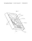 SHIRT BOXES AND ARRANGEMENTS OF ARTICLES OF CLOTHING THEREIN diagram and image