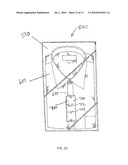 SHIRT BOXES AND ARRANGEMENTS OF ARTICLES OF CLOTHING THEREIN diagram and image