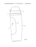 DUAL COMPARTMENT CONTAINER HAVING A ROTATING COVER diagram and image