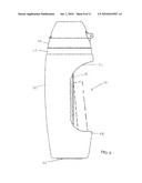 DUAL COMPARTMENT CONTAINER HAVING A ROTATING COVER diagram and image