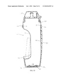 DUAL COMPARTMENT CONTAINER HAVING A ROTATING COVER diagram and image