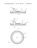 SINGLE-USE LEAK/SPILL PREVENTION CONTAINER LID AND DISPOSABLE CONTAINER diagram and image