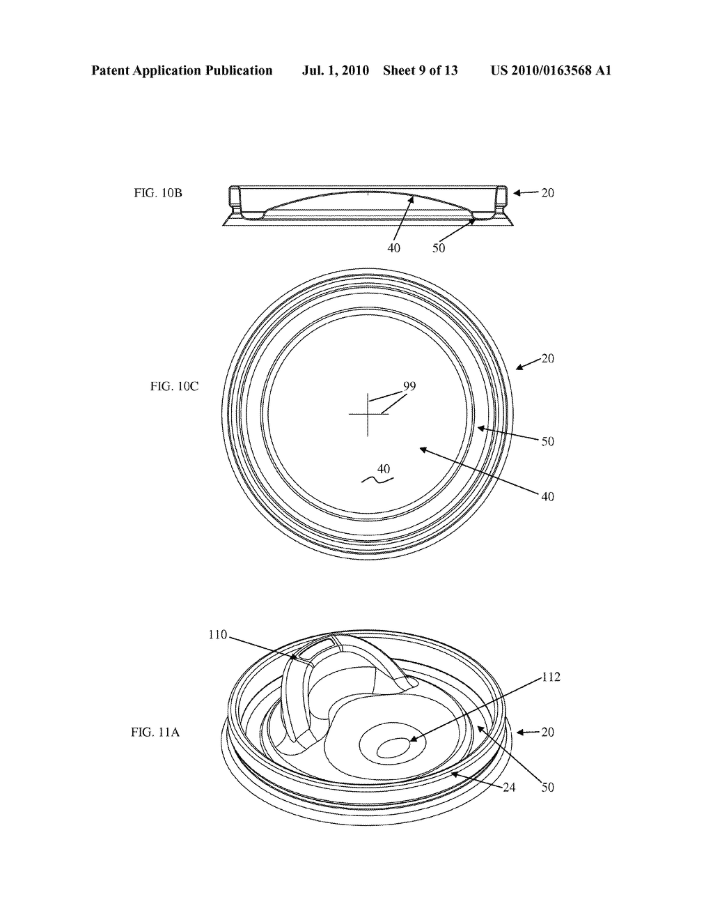 SINGLE-USE LEAK/SPILL PREVENTION CONTAINER LID AND DISPOSABLE CONTAINER - diagram, schematic, and image 10