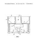 Engagement flange for removable dispenser cartridge diagram and image