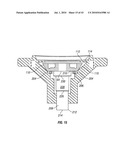 Engagement flange for removable dispenser cartridge diagram and image