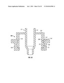 Engagement flange for removable dispenser cartridge diagram and image