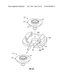 Engagement flange for removable dispenser cartridge diagram and image