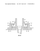 Engagement flange for removable dispenser cartridge diagram and image