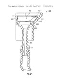 Engagement flange for removable dispenser cartridge diagram and image