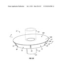 Engagement flange for removable dispenser cartridge diagram and image