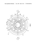 Engagement flange for removable dispenser cartridge diagram and image