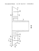 Engagement flange for removable dispenser cartridge diagram and image