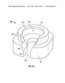 Engagement flange for removable dispenser cartridge diagram and image