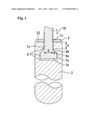 STOPPER STRUCTURE AND PRODUCTION METHOD THEREFOR diagram and image