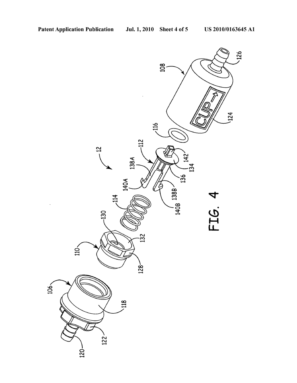 POPPET CHECK VALVE FOR AIR-ASSISTED SPRAY GUN - diagram, schematic, and image 05