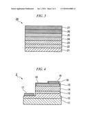 GALLIUM NITRIDE COMPOUND SEMICONDUCTOR LIGHT-EMITTING DEVICE, METHOD OF MANUFACTURING THE SAME, AND LAMP INCLUDING THE SAME diagram and image