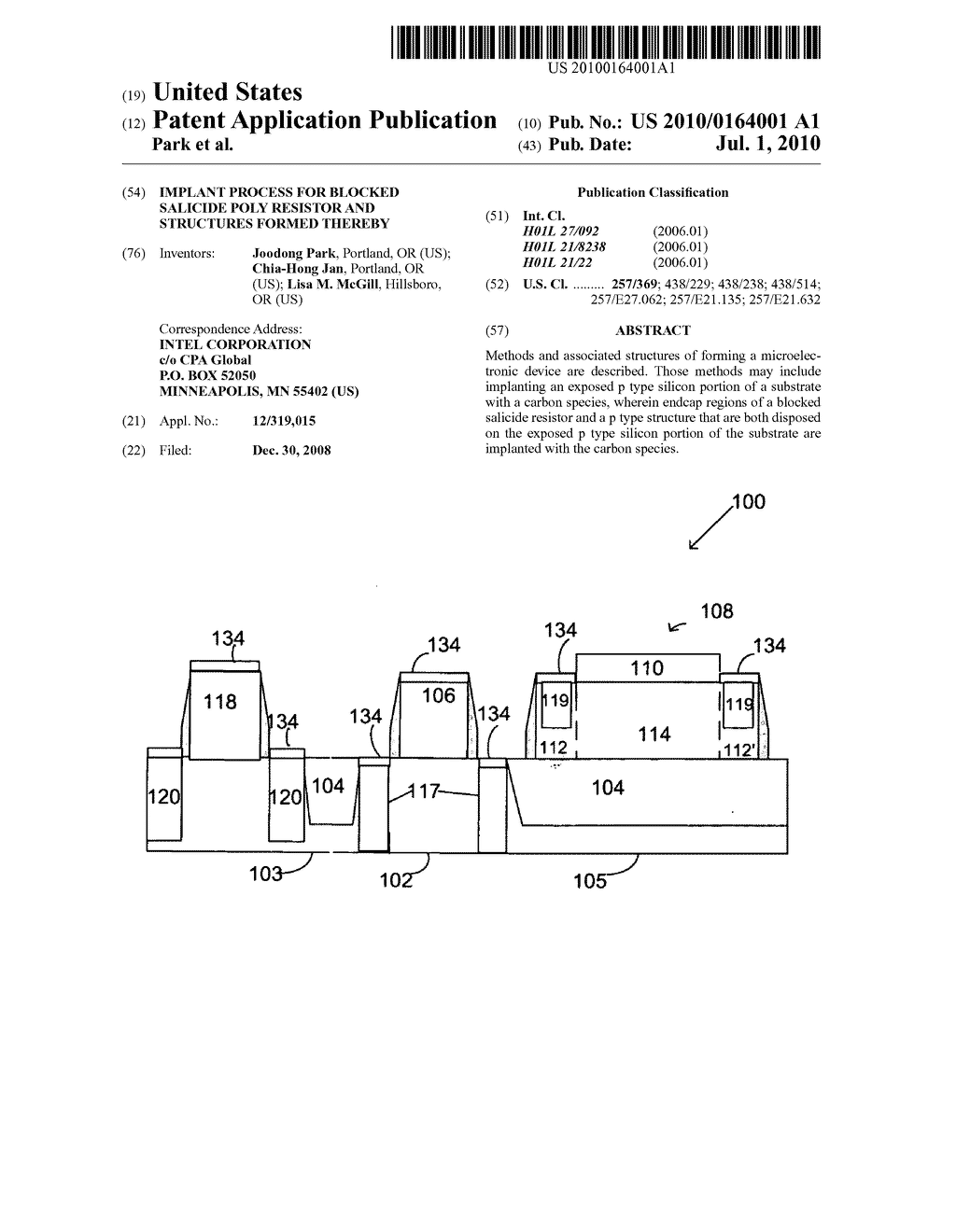 Implant process for blocked salicide poly resistor and structures formed thereby - diagram, schematic, and image 01