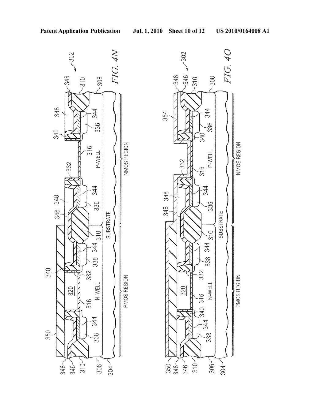 METHOD FOR INTEGRATION OF REPLACEMENT GATE IN CMOS FLOW - diagram, schematic, and image 11