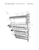 BATTERY FORMWORK FOR THE VERTICAL MANUFACTURING OF PLANAR PRECAST CONCRETE PARTS diagram and image