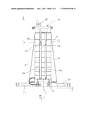 BATTERY FORMWORK FOR THE VERTICAL MANUFACTURING OF PLANAR PRECAST CONCRETE PARTS diagram and image