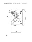 RECORDING MATERIAL PROCESSING APPARATUS diagram and image