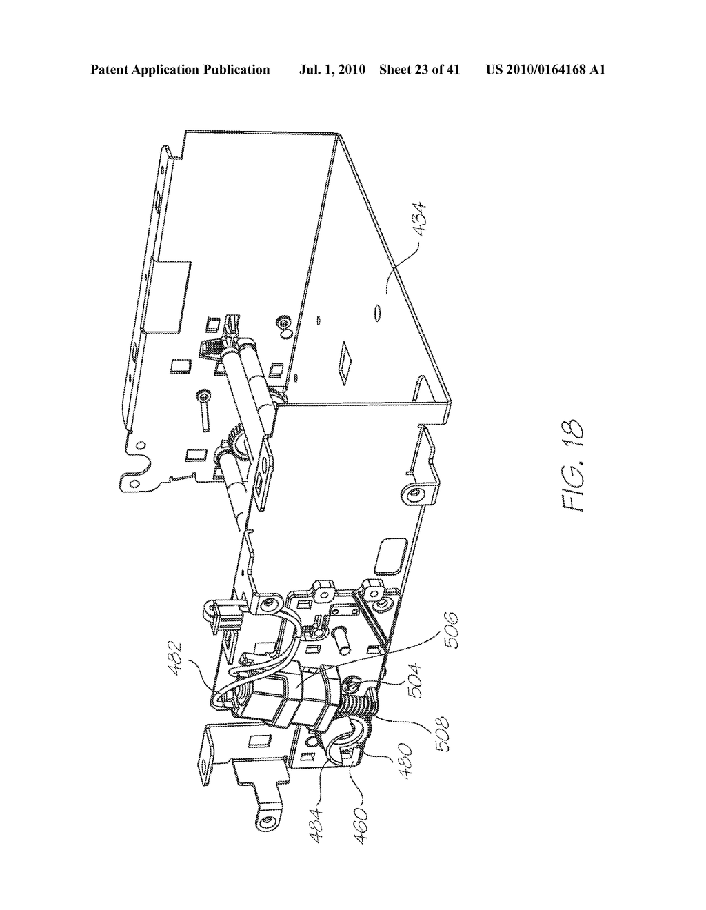 PRINTER HAVING GEARED MEDIA PICK-UP ROLLER - diagram, schematic, and image 24